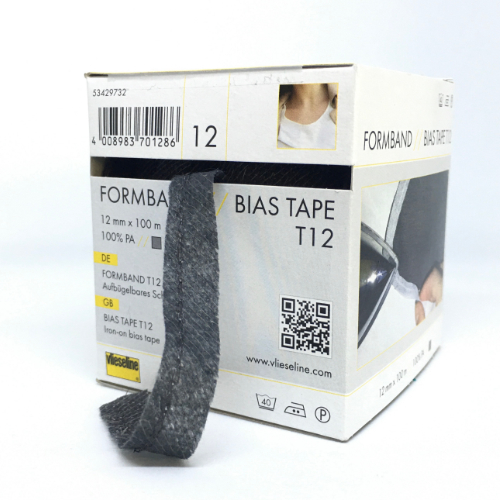 Formbånd Bias Tape T12 - Koksgrå