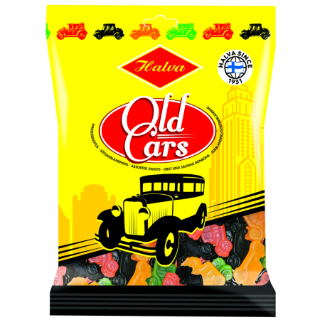 Old Cars Assorted Sweets - Gamle Biler Godteriblanding 350 g