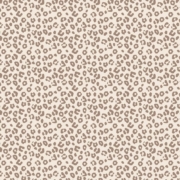 Bomullsjersey med Leopardmønster - Beige