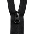 YKK Glider #5CN med rund ringhempe - Svart (for omvendt spiral vanntett glidelås) på glidelås