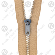 YKK Metall Glidelås 3Y, Delbar - 573 Beige