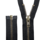 YKK Metall Glidelås, Delbar, #8 - 580 Svart, 90 cm