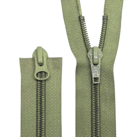 YKK Spiral 2 - Veis Glidelås, Delbar, #8C – 566 Militørgrønn, 90cm