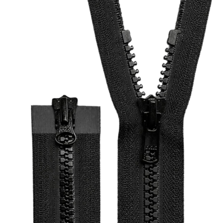 YKK Vislon 2 – Veis Glidelås, Delbar, #8VSt - 580 Svart, 90cm