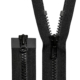 YKK Vislon 2 – Veis Glidelås, Delbar, #8VSt - 580 Svart, 90cm